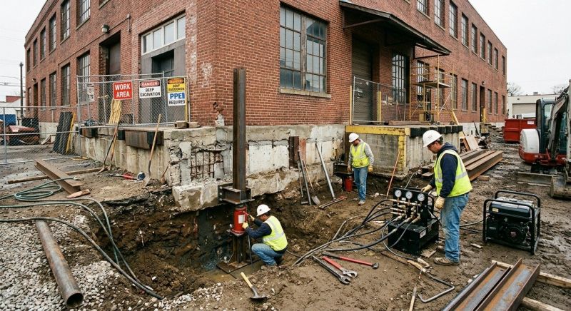 Building Foundation Repair in Suisun City, CA