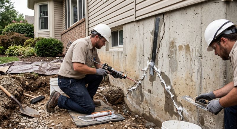 Cracked Foundation Repair in Napa, CA