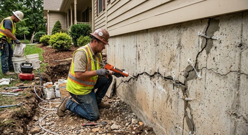 Cracked Foundation Repair in Sonoma, CA
