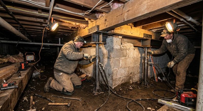 Crawlspace Foundation Repair in Contra Costa County, CA