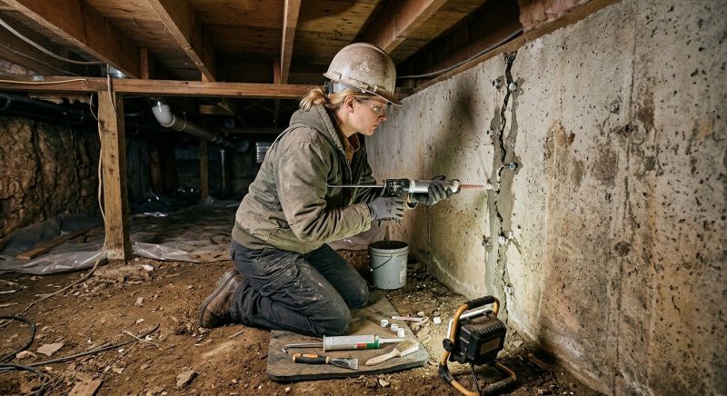 Crawlspace Foundation Repair in Yolo County, CA