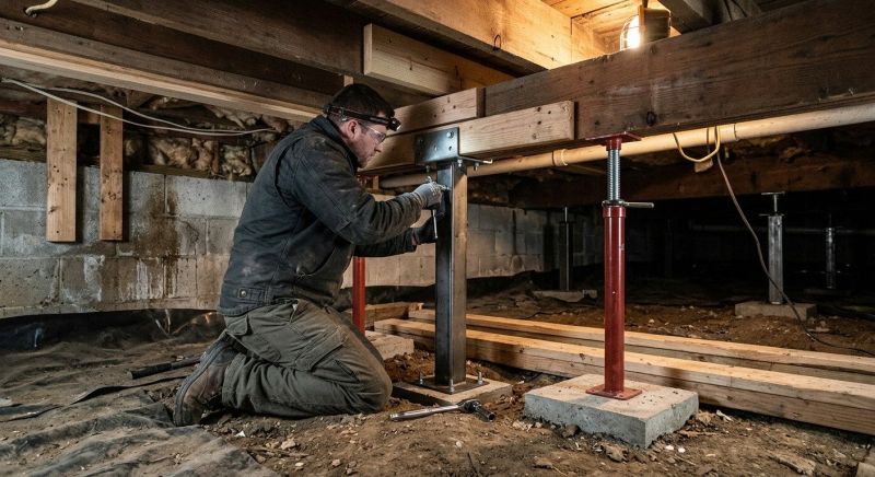 Crawlspace Structural Repair in Solano County, CA