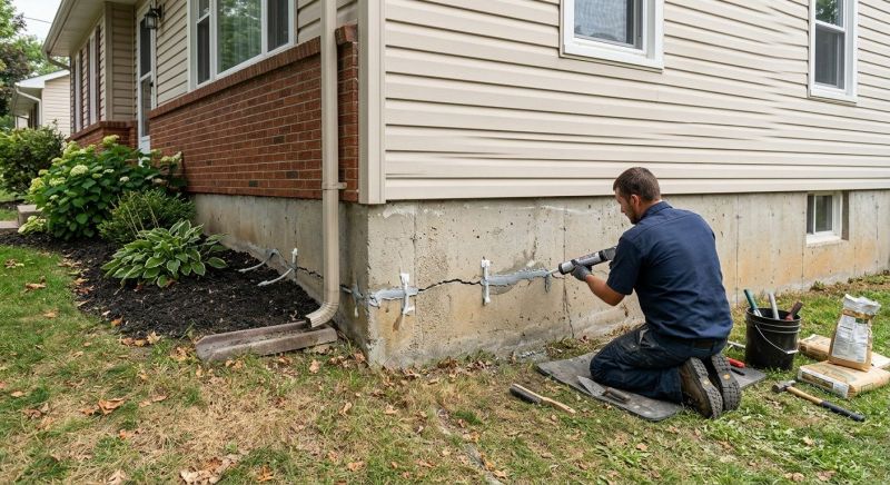 Foundation Crack Sealing in Solano County, CA