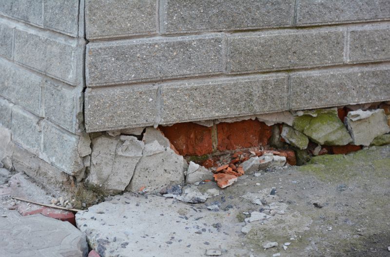 Foundation Damage Repair in Napa County, CA