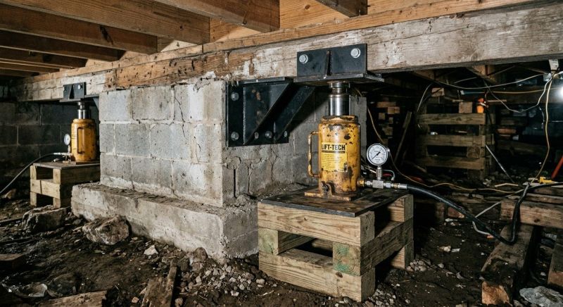 Foundation Jacking in Sonoma, CA