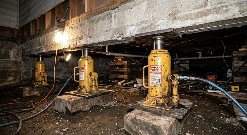 Foundation Jacking in Sonoma, CA