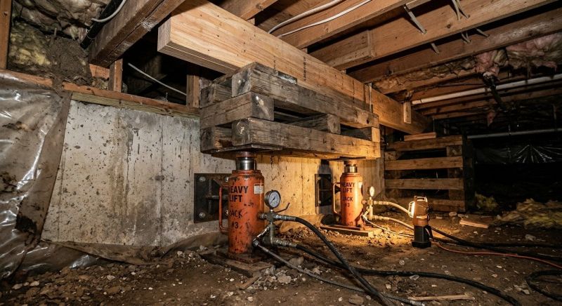Foundation Jacking in Vacaville, CA