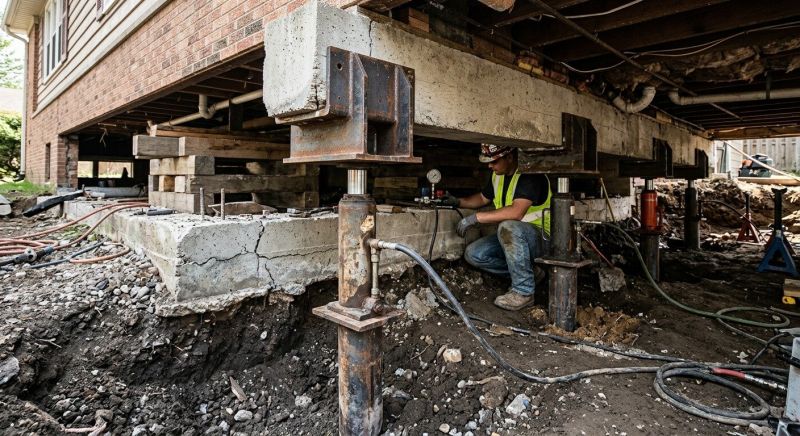 Foundation Lifting in Solano County, CA