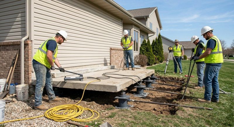 Foundation Lifting in Solano County, CA