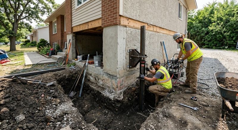 Foundation Pier Repair in Solano County, CA