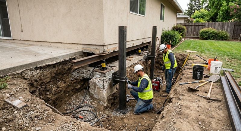 Foundation Pier Repair in Solano County, CA