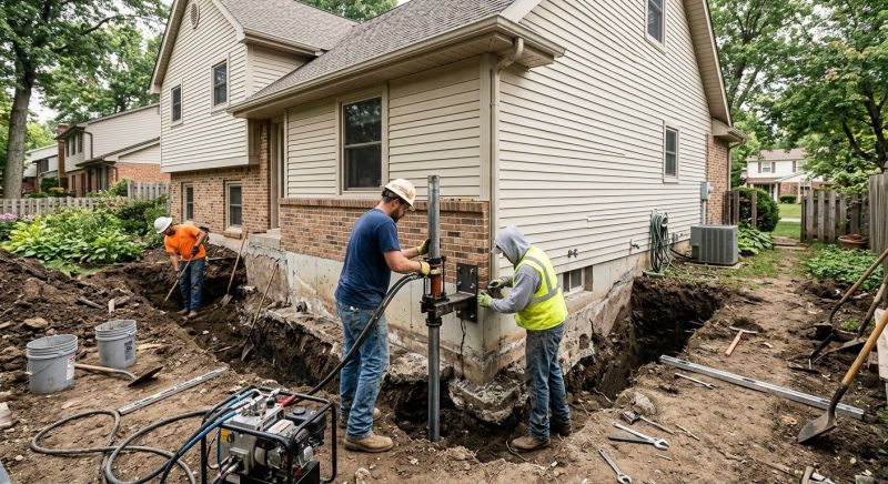 Foundation Settlement Repair in Solano County, CA