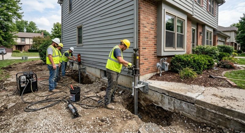 Foundation Stabilizing in Davis, CA