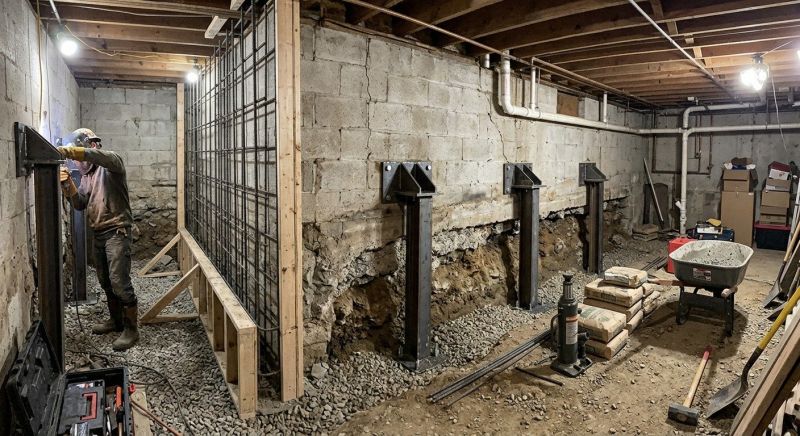 Foundation Stabilizing in Davis, CA