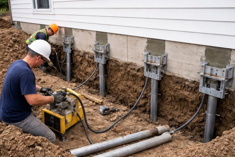 Helical Piers Installation in Solano County, CA