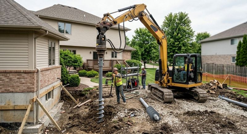Helical Pile Installation in Solano County, CA