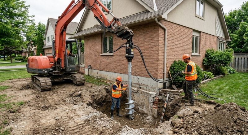 Helical Pile Installation in Solano County, CA