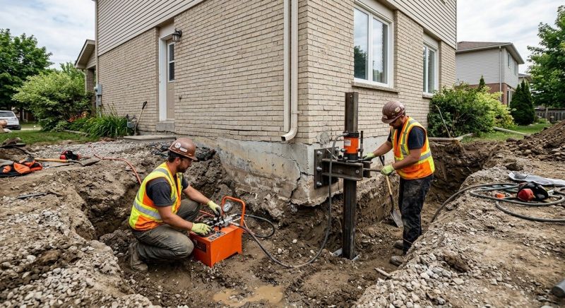 Sinking Foundation Lifting in Solano County, CA