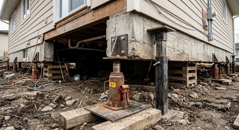 Sinking Foundation Lifting in Solano County, CA