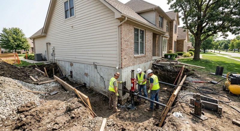 Sinking Foundation Repair in Antioch, CA