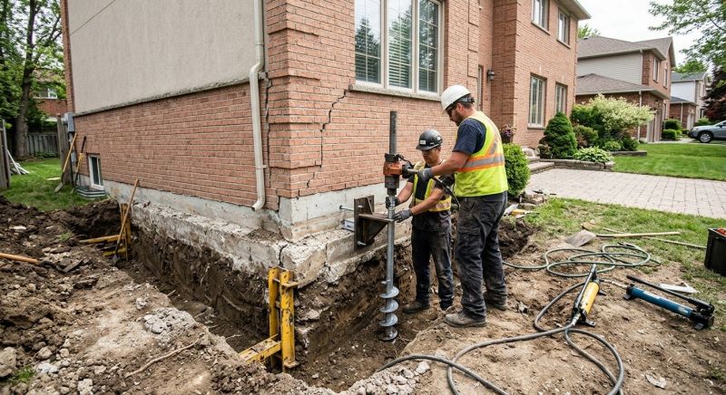 Sinking Foundation Repair in Benicia, CA