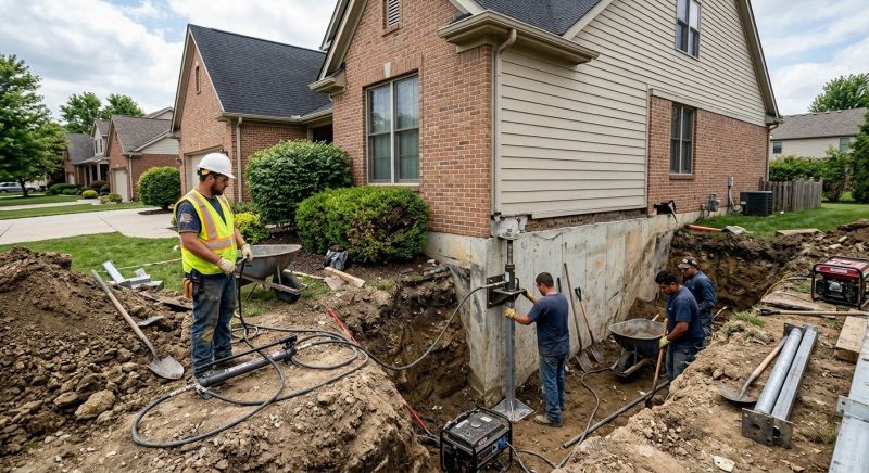 Sinking Foundation Repair in Contra Costa County, CA