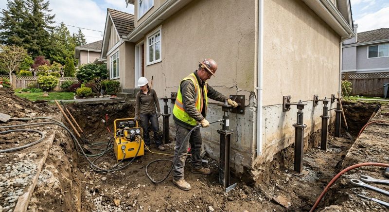 Sinking Foundation Repair in Dixon, CA